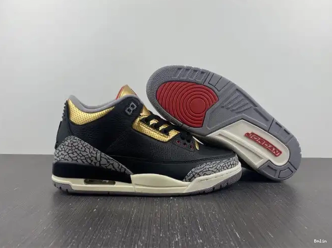 Bmlin Shoes CK9246-067 Air Black 3 Jordan Gold WMNS 0511